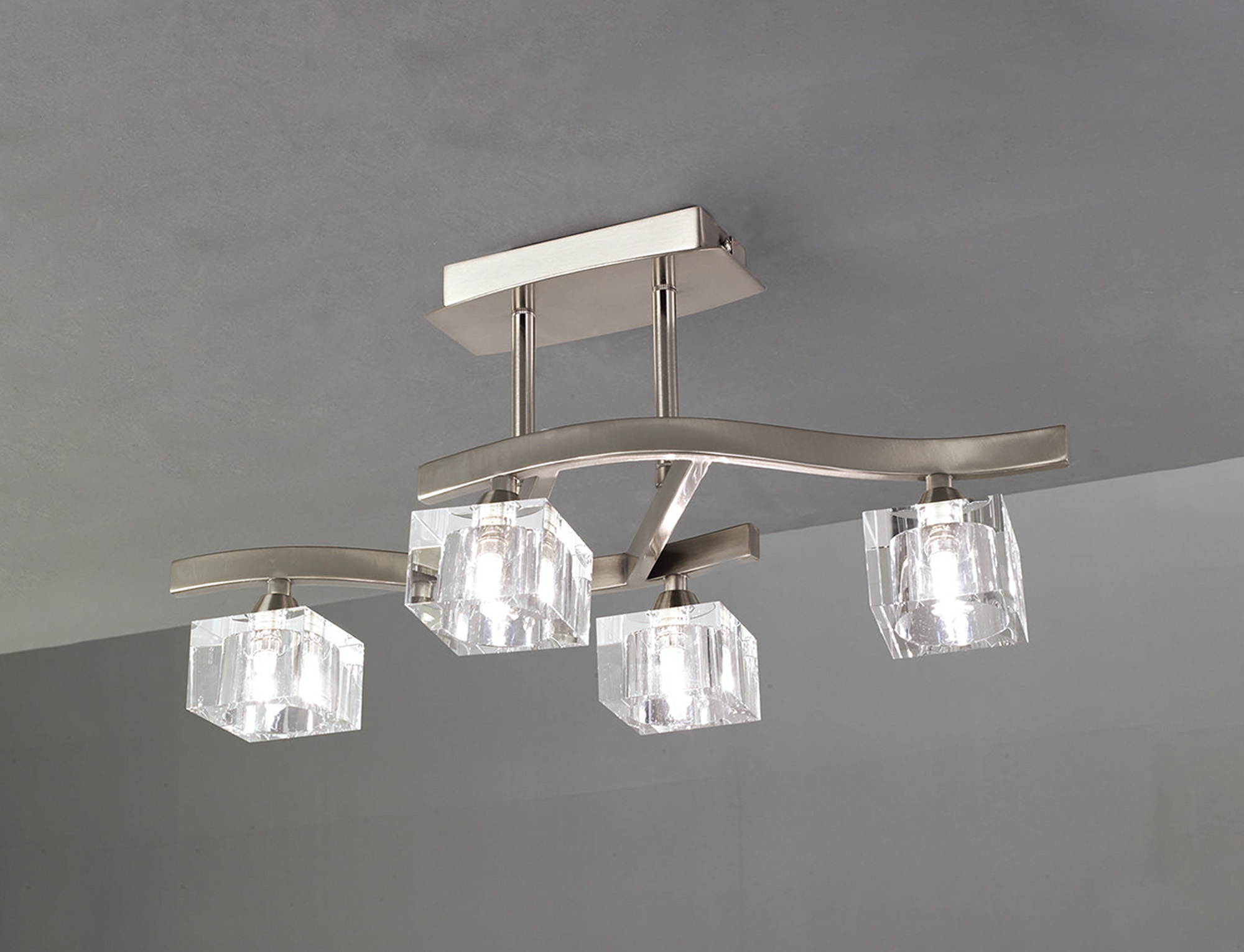 Cuadrax SN Ceiling Lights Mantra Semi Flush Fittings